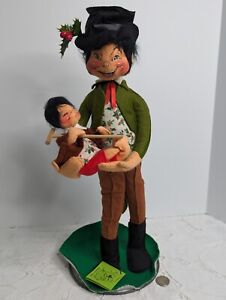 Annalee Mobilitee Dolls Dickens Bob Cratchet Tiny Tim 1974 1983 Christmas Carol