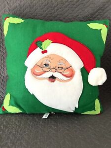 SPECIAL ORDER FOR BOYS2 ONLY Annalee 18” Christmas Felt Couch Santa & Elf Pillow
