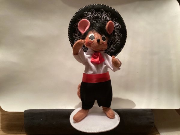 Annalee 2019 9" Cinco De Mayo Boy Doll Used With Ann Bag Tags #100 Of 100 Signed