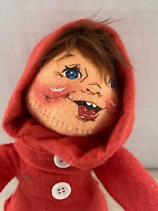 Vintage 1997 Annalee Mobilitee Doll Baby Elf Gnome Pixie Hand Painted Christmas