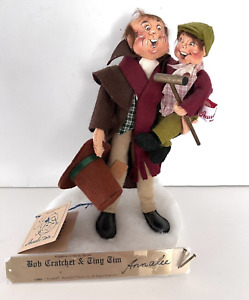 AnnaLee Mobilitee Doll Vintage Dickens Bob Cratchet & Tiny Tim