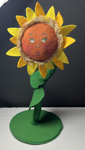 Annalee LARGE 16" Brown Sunflower Face Doll Vintage 1996 Hard to Find