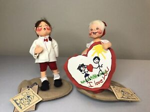 vintage 1995/1996 annalee doll lot Valentine’s