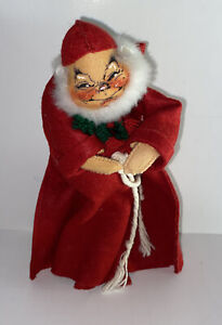 Annalee Dolls VTG Red Monk Friar Santa Rare 8” 1962 NH, USA