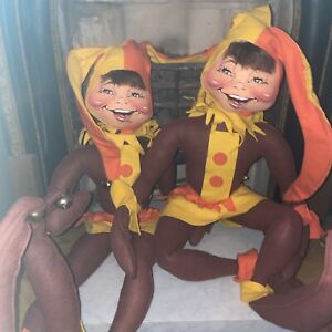 Annalee 30 Inch Jester-Lot Of 2