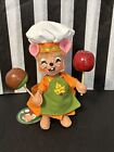 Annalee 6in Candy Apple Chef Mouse #860819 Exclusives Assembled in America LE