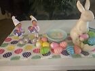 Annalee Spring Elves (2) and other Easter Tabletop Decorations