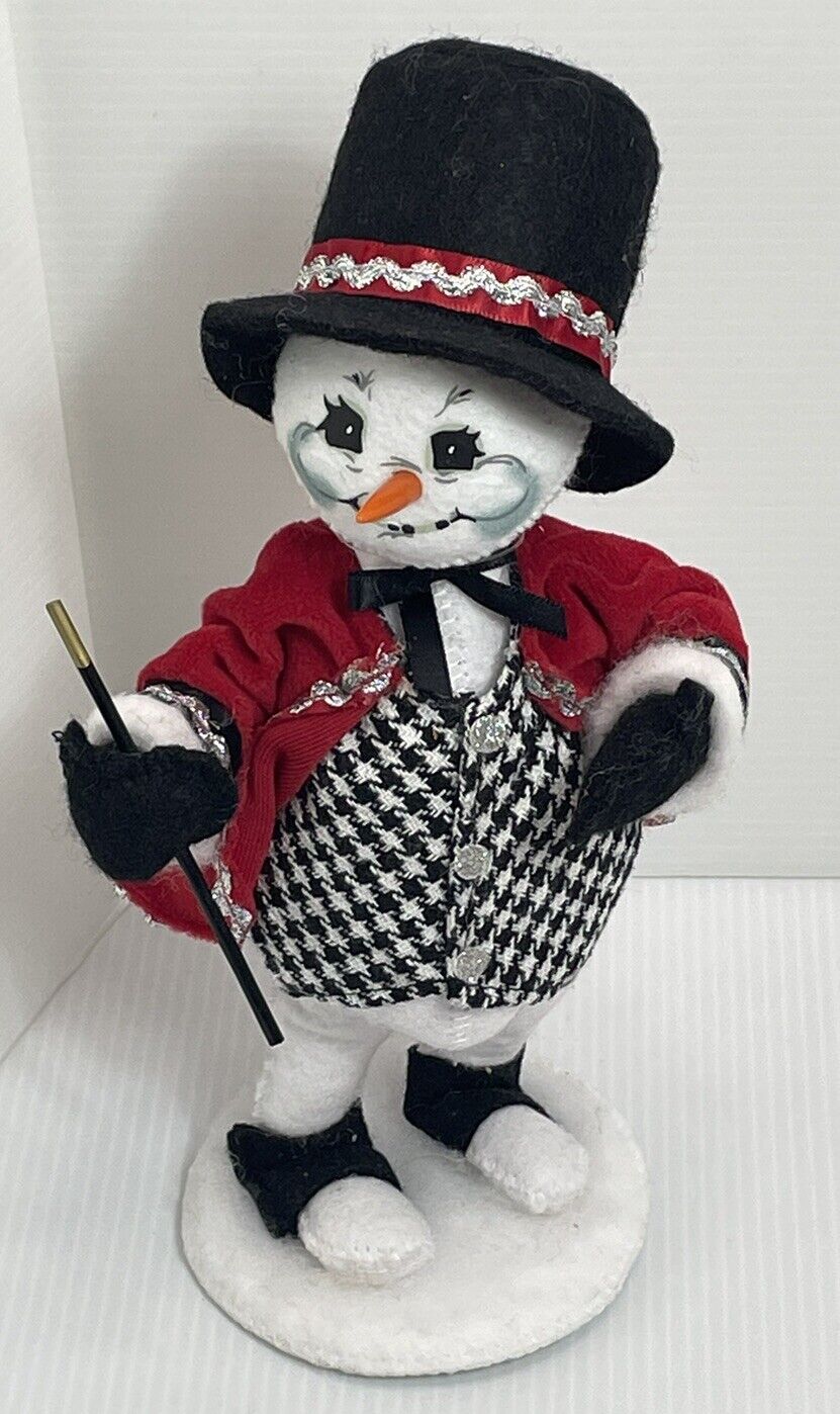 Annalee Christmas Doll NWT 2014 - 9" Classy Snowman - 550114 New W Tags