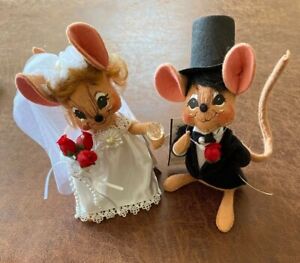 Annalee Bride And Groom Macys Exclusive Wedding Mice 2002
