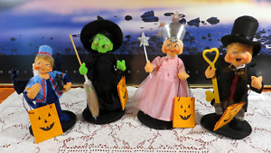 ANNALEE 6" HALLOWEEN TRICK OR TREAT-WIZARD OF OZ FIGURES (BUNDLE OF 4) NWT -2019