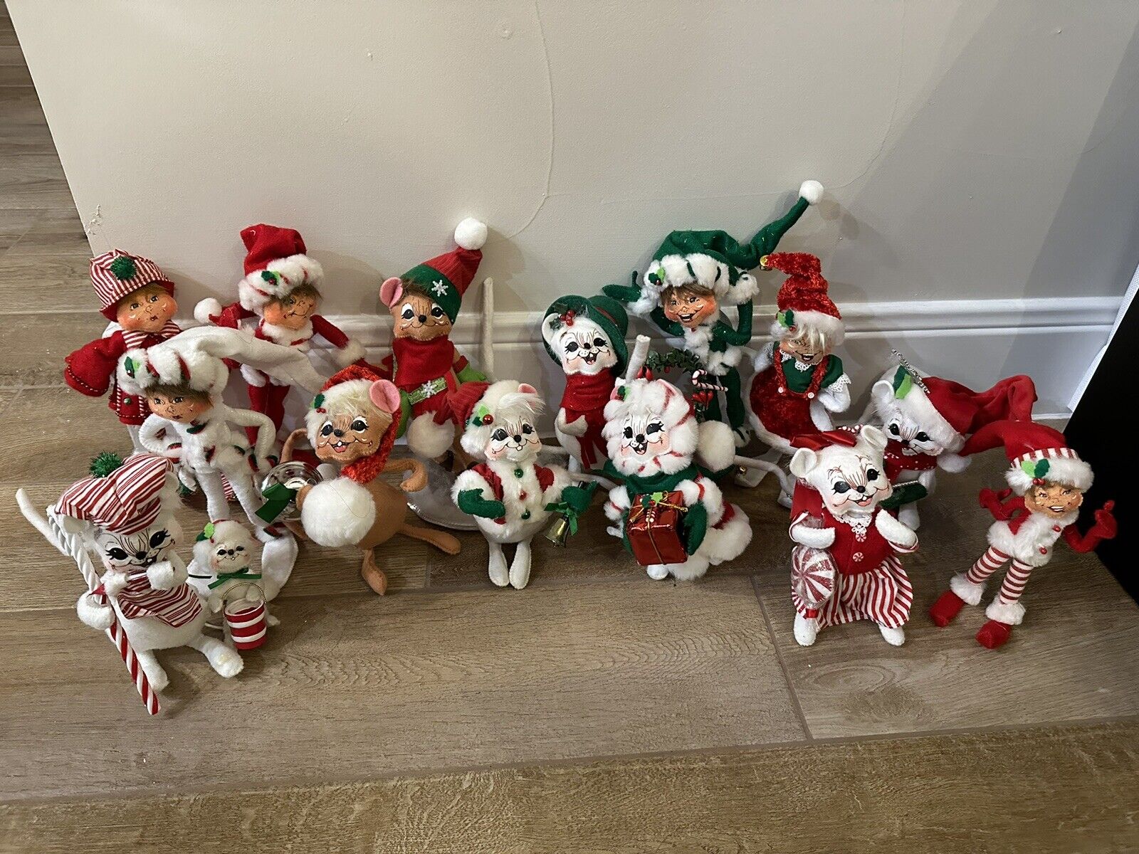 Annalee Christmas Dolls 14 Mixed Lot Holiday With Tags 2005-2012
