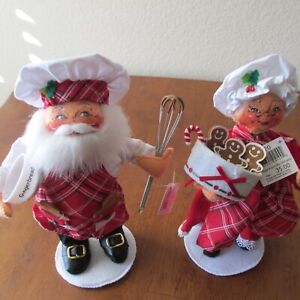 Annalee Dolls  9” Sugar & Spice Santa Couple sold As A Couple Or Individually