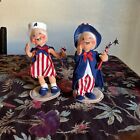 Annalee  Limited Edition 7" Patriotic Boy And Girl  w/Firecracker