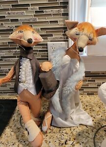 New ListingVintage Annalee 18" Pair Lady And Escort Man For CuriousCat only