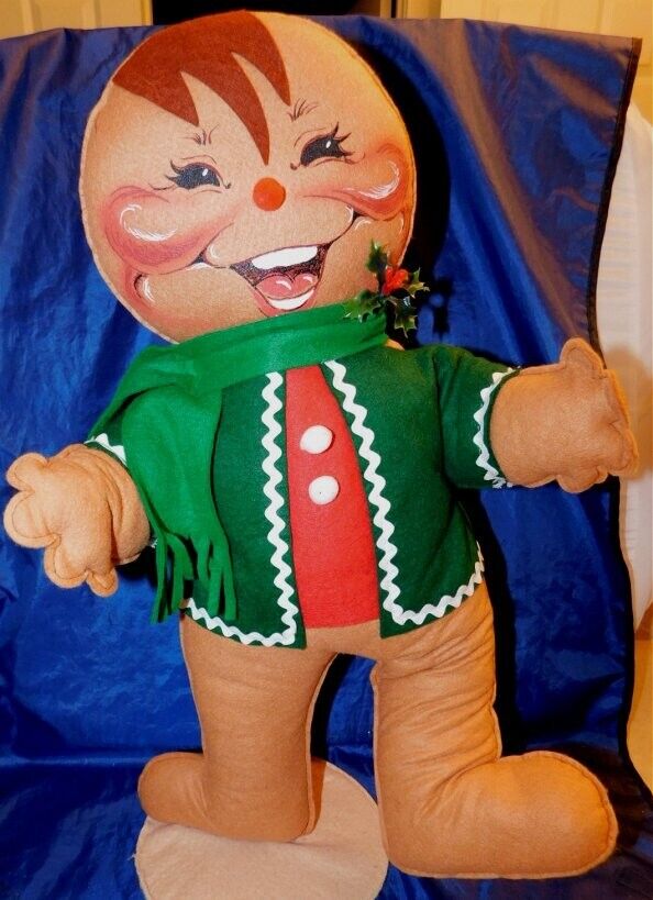 ANNALEE 1992 LARGE 22" GINGER BREAD MAN Figure Made in USA