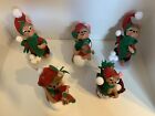 Annalee Lot Of Mice - 5 Total - Snowball Fight - 2019 Tags - 6" - Snow Fun