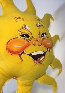 New ListingAnnalee Dolls RARE LARGE Vintage SUN 24 inches Two Sides Painted Face Hanging