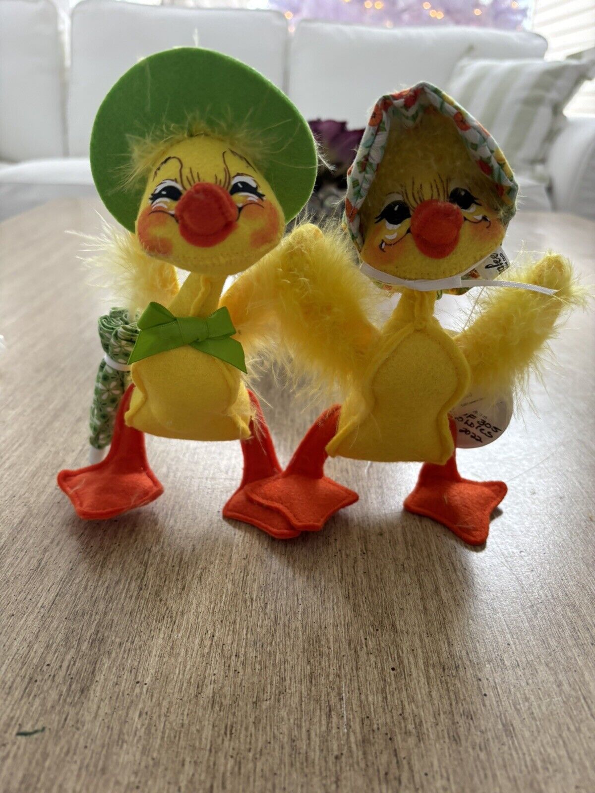 2022 Annalee Doll 6" VIP LTD Edition Sunny Day Ducky Couple" #301/305 by Dolores
