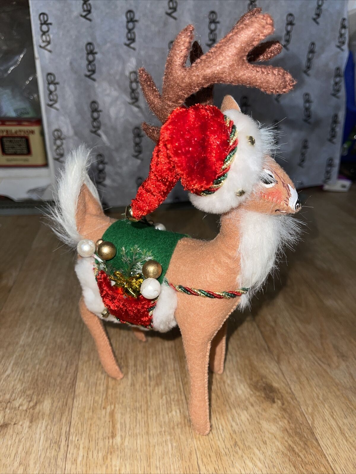 Annalee Doll 8” Christmas Delights Reindeer Christmas