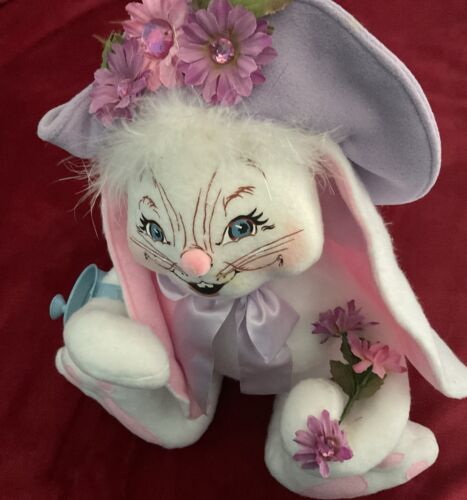Annalee 18” Spring Girl Bunny Easter 2018 Mint 202808