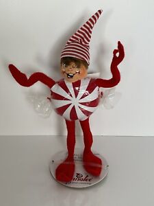 NWT Annalee 2011 Wannabe a Peppermint Elf Holiday Christmas Doll 9" 501211