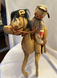 Annalee 1971 Horse and Jockey, Vintage Collectible