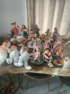 Vintage Annalee Dolls Lot of 18 Nashville Easter Valentines Honey Kid 1990s