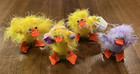 ANNALEE Doll Fluffy Yellow Duck Duckling Spring Easter 3" (lot of 4)