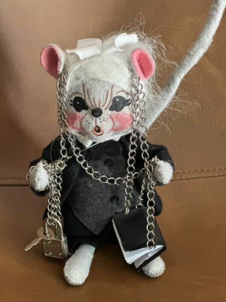 Annalee Dolls Dickens Jacob Marley Ghost 6” 2009 Chain Ledger Mouse