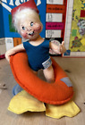 Annalee Dolls Swimming Girl 8", Bathing Suit and Flippers w/ Float Tube