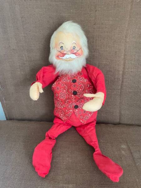 Vintage Annalee MR  Clause Christmas Mobilitte Doll 1971 Antique 28"HX12"W