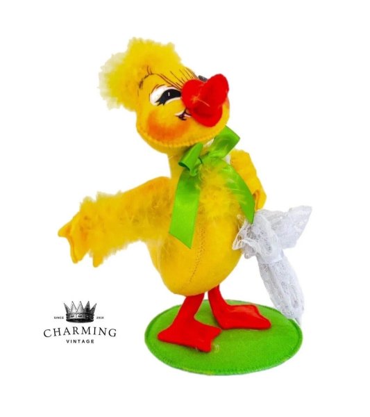Vintage 2018 Annalee Mobilitee Sunny Day Ducky Easter Holiday Artisan Doll 8"