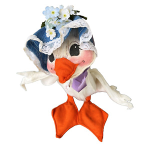 Vintage Annalee Mobilitee Plush Easter Duck Goose 15"