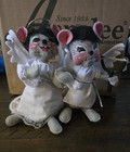 Annalee Exclusive 2025 8"Naughty & Nice Angel Mouse, New/Tags & Bag. #47