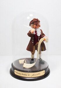 ANNALEE Folk Hero Series "Benjamin Franklin '87" in Cloche Dome Doll w/ TAG #354
