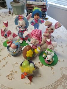 8 Annalee Easter Felt Mice Dolls NWT All Different Lot 1