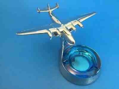 vtg A C Rehberger Boeing B-314 China Clipper Airplane Ashtray Desk Model