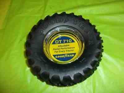 Details about   Set Of Two Goodyear Tire Glass Ashtrays Rubber Wheel