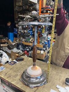 Vtg Art Deco Airplane Ashtray Light 1940's DC3 Antique Pilot Collector Tobaccian