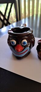 vintage black memorabilia clown face ash trays, Collection of 3!!!!