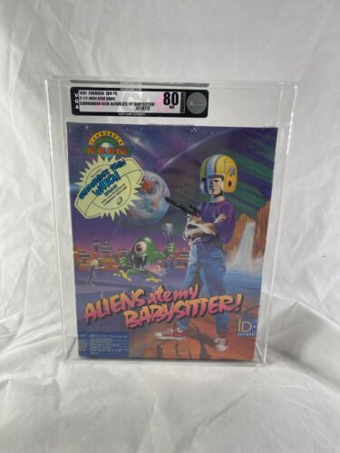 Commander Keen Aliens Ate my Babysitter with Watch Sticker VGA 80 Big Box PC