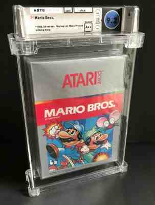 1988 WATA 9.2 A++ SEALED SUPER MARIO BROS. by Nintendo (Atari 2600, 1983)