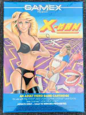 Lot of 6 NOS Vintage Rare X-Man Adult Video Game Atari 2600 Sears Tele-Game 1983