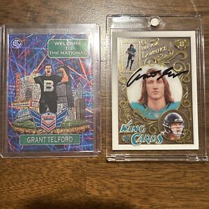 Grant Telford Autographed Card  + 2023 National Downtown Exclusive Card SP  /100