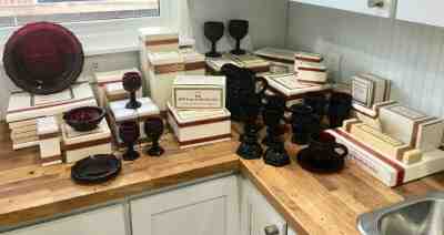 Avon - The 1876 Cape Cod Collection 71 pieces / 38 boxes w/ value book