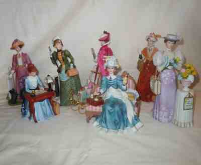 Lot of 7 Avon Collectibles~ President's Club~Mrs Albee Award Figurines ,Statues