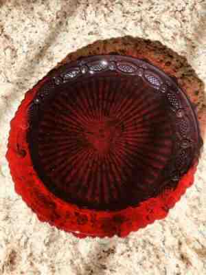 Avon Cape Cod ruby red  of 13 dinner plates—a $429 value!