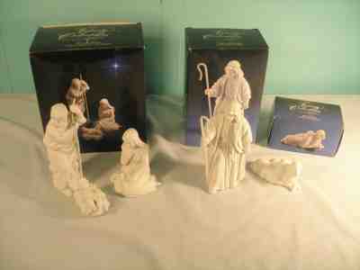 3 Avon Nativity Figurine Sets, Holy Family, Shepherd & The Sheep, MIB, 1983