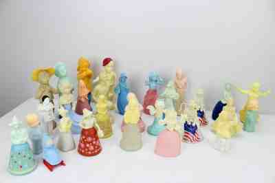 Vintage Avon Empty Bottle Lady Women Fragrance Figurines Lot 29 Collectibles