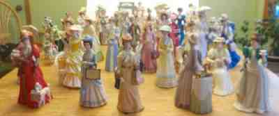 Avon Mrs. Albee Large Awards Figurines 39 Year Complete Run Mint